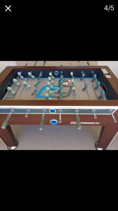 Foosball FUZBOLL Table Soccer Game by Emerick Deluxe Model
