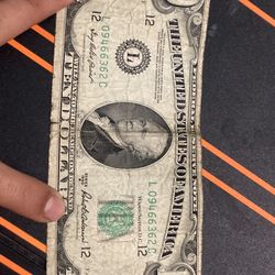 1950 B 10 Dollar Bill