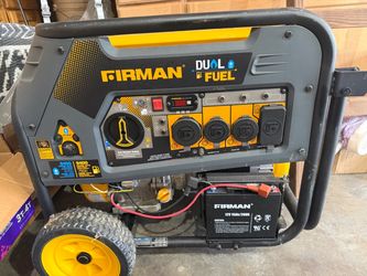 Firman dual fuel generator