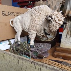 White Buffalo Statue