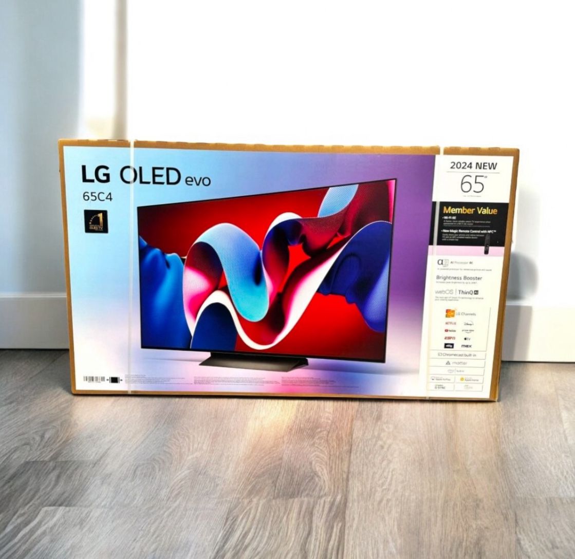 65 “ LG Smart 4K EVO OLED HDR 144HZ TV 65C4 C4