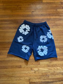 Denim tear shorts