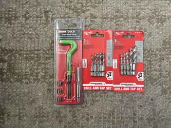 Milwaukee Drill/tap Sets & OEM Thread Repair Set