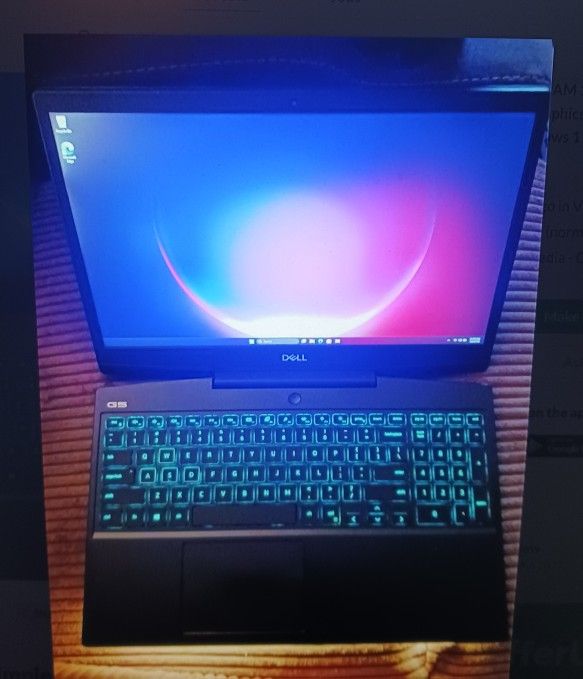 Dell G5 16" Gaming Laptop Intel Core i7-10750H 16 GB RAM 1 TB NVMe M.2 SSD Nvidia RTX 2060 6 GB DDR6 Graphics Windows 11