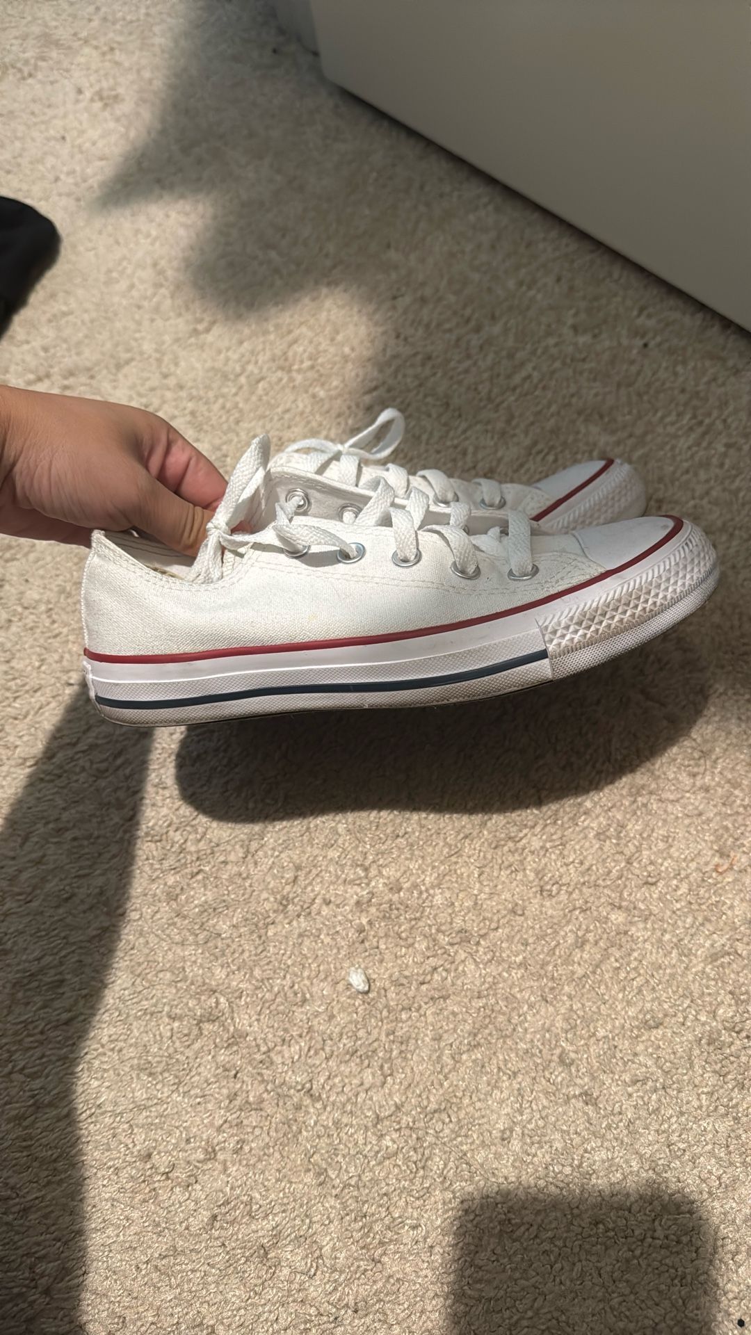 White converse 