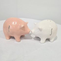 Rae Dunn Pigs Salt And Pepper Shaker Set Farmhouse Kitchen Decor