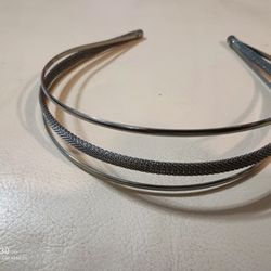 Silver Metal Headband Clip