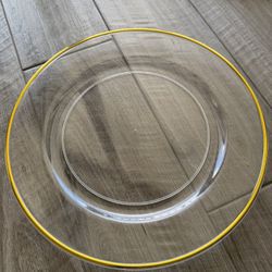 NEW  13inch Charger Plate  GOLD- 100 Available