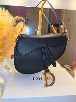 ​Bolso Saddle Bag Negro Con Herrajes Dorados – Nuevo Con Caja