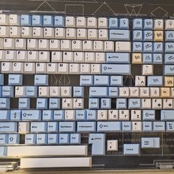 Drop + MiTo DCD Pegaso Custom Keycap Set (Base, Novelties) in JTK Max Tray