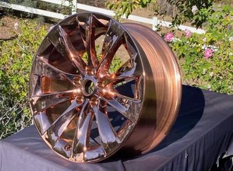 Tesla Model X OEM 20” Copper Plated Rims