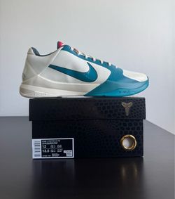 Kobe 5 Protro x Caitlin Clark Coconut Milk Spruce Size 12