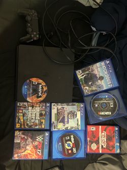 PlayStation 4 1 tb with 8 games