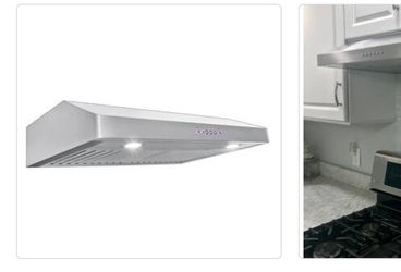 Proline Range Hoods 30 in. 600 CFM Under Cabinet Range Hood with Light in Stainless Steel