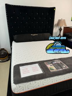 Black velvet bed frame cama base nueva