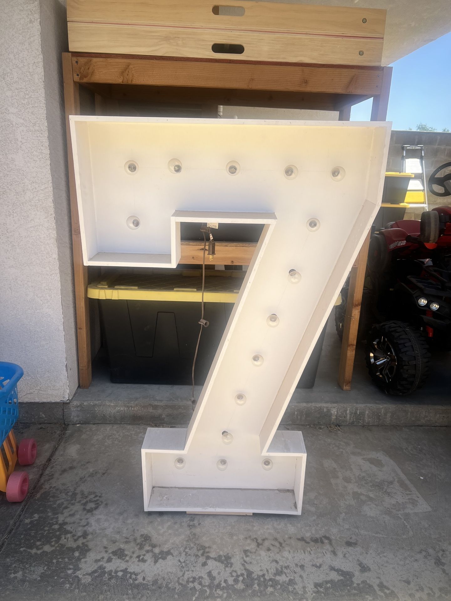Marquee Number 4’ Feet Tall With Lights For Sale