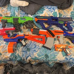 Small Nerf Gun Collection With Elite Nerf gun target 