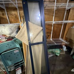 Ikea Billy Bookshelf Glass Panel doors with hardware