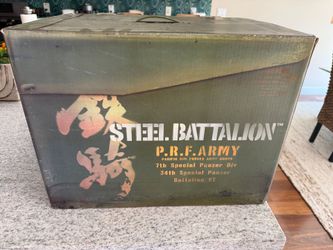 Xbox TEKKI steel battalion Controller and Game Software Set Video Game W/Box