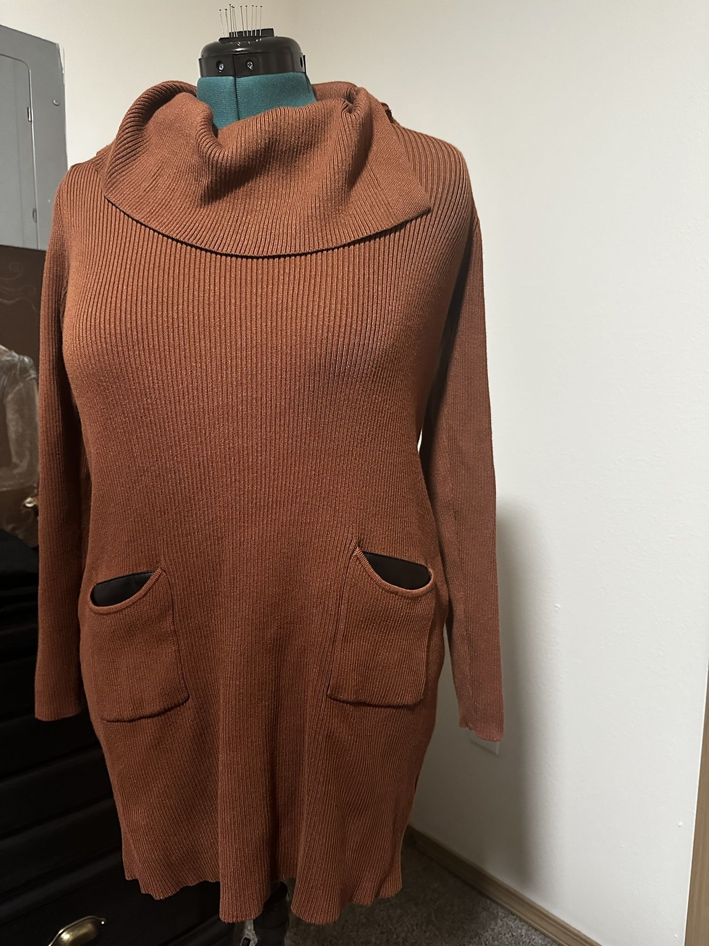 Brown Tunic Top