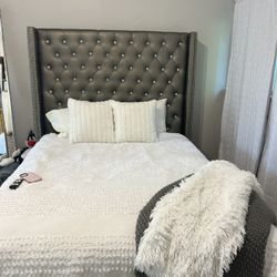 Queen Upholstered Bed Frame