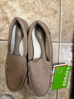 Crocs Triple Comfort Canvas Slip-On Loafers