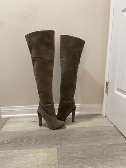 Fendi Over The Knee Suede Boots