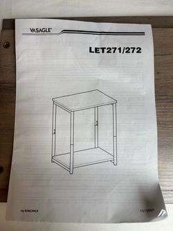 Vasagle Side Table