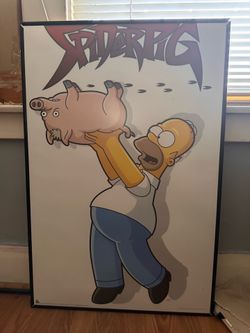 Spider pig poster simpsons 24x 36