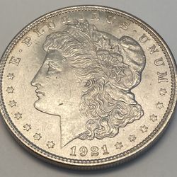 1921 UNITED STATES SILVER DOLLAR (MORGAN DOLLAR)