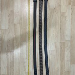 Gucci Fendi Louis Vuitton Belts   