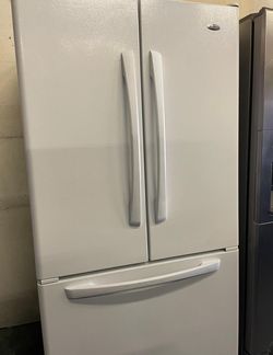 Amana 3-Door  White Refrigerator
