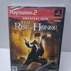 PS2 Jet Li RISE TO HONOR Video Game new sealed selling for only $15