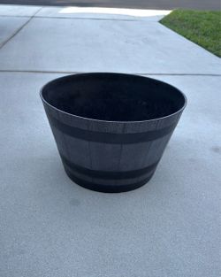 Two of Large Plastic plant pot