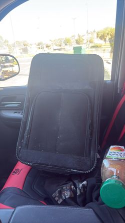 Black Soft-Side Rolling Suitcase