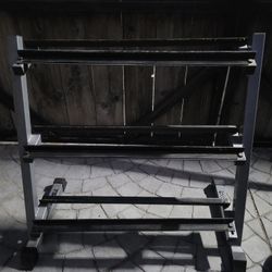 3 tier dumbell weight rack 
