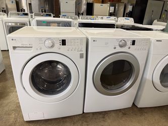 LG Front Load Washer And Dryer Set