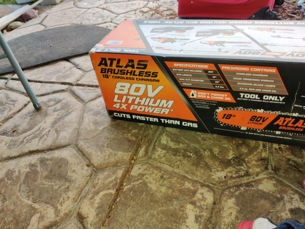 Atlas 80V Lithium 4x Power 18"