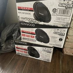 $100 Each OBO 12” New Kenwood Subs