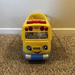 Fisher-Price Toddler Push-along Toy Big Yellow School Bus