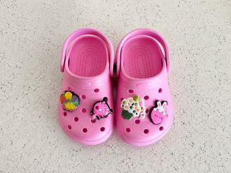 Cute Pink Cartoon Clog Sandals for Kids | Summer Shoes
