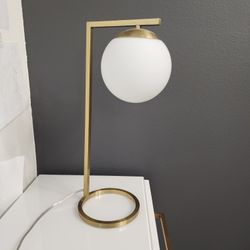 Table Lamp Globe Brass