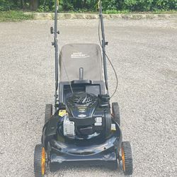 POULAN PRO PUSH LAWNMOWER START AT FIRST PULL