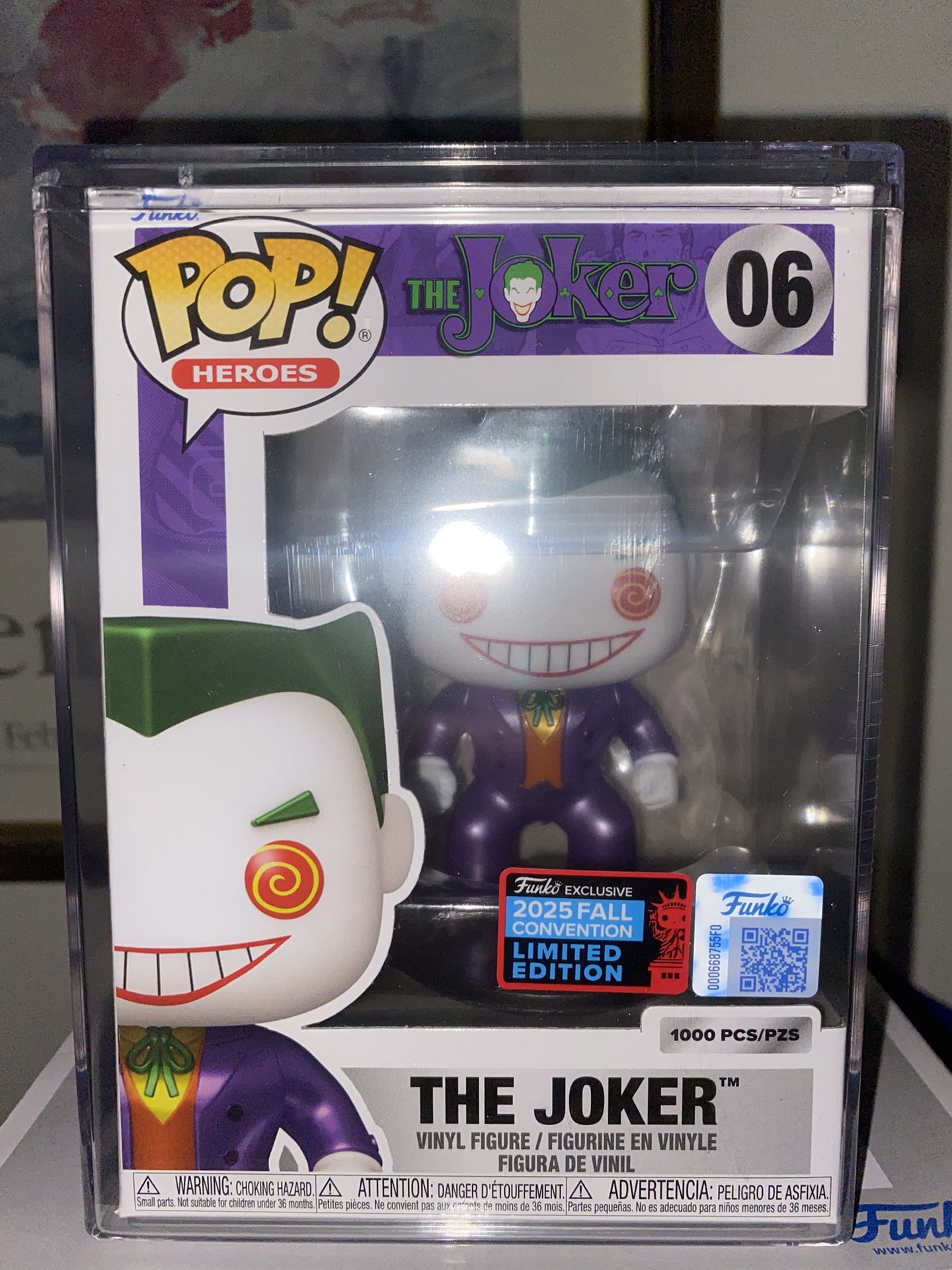 Funko POP! 2025 NYCC DC Mystery BOX Metallic Joker LE 1000