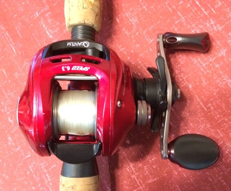 Quantum PT Kinetic Baitcast Reel and Quantum Casting Fishing Rod Combo