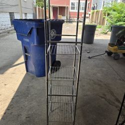 6 Tier Metal Storage Shelf Great for Bathroom or Laundry