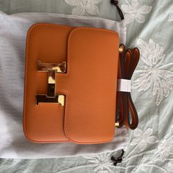 Hermes 19 Constance Bag Orange