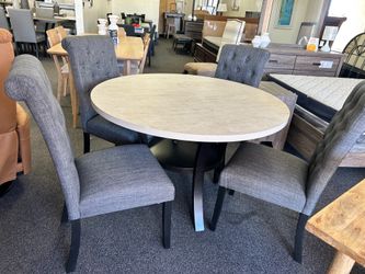 Dining table set with chairs