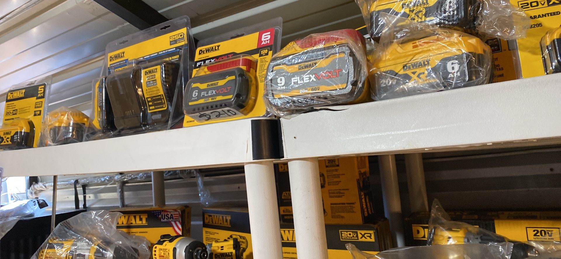 New tools, in good condition. Prices vary, ranging from $50 -$ 99 to $580 . There is a one month warranty , the money is not returned, only credit