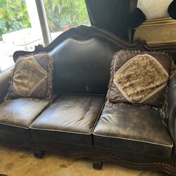 Two Sofas And Coffee Table